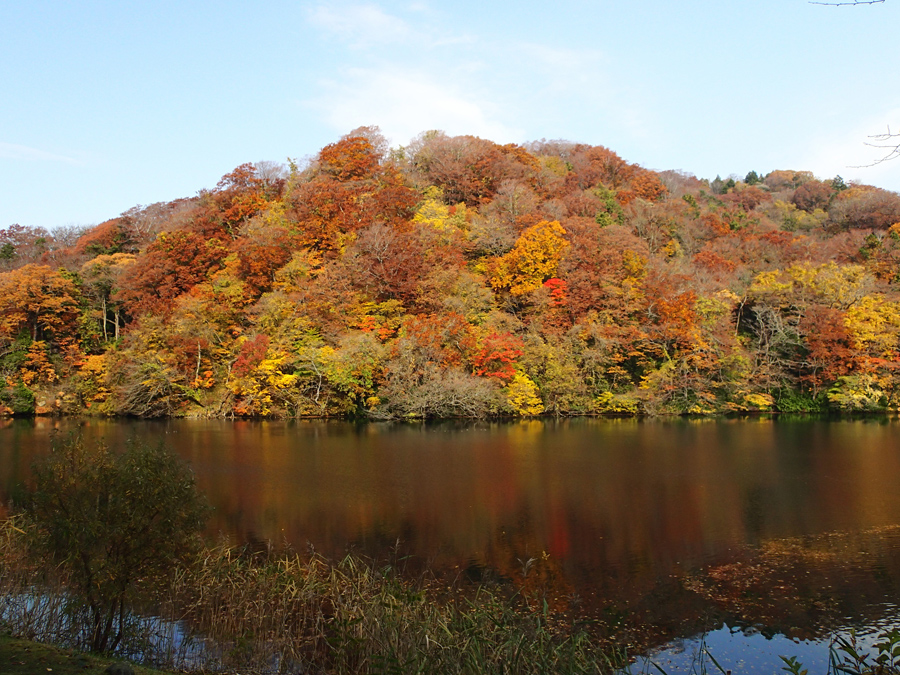 十二湖　紅葉